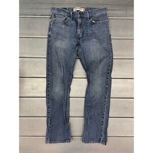 VTG Levis 514 Jeans Mens 31X32 Blue Medium Wash Denim Slim Straight 100% Cotton